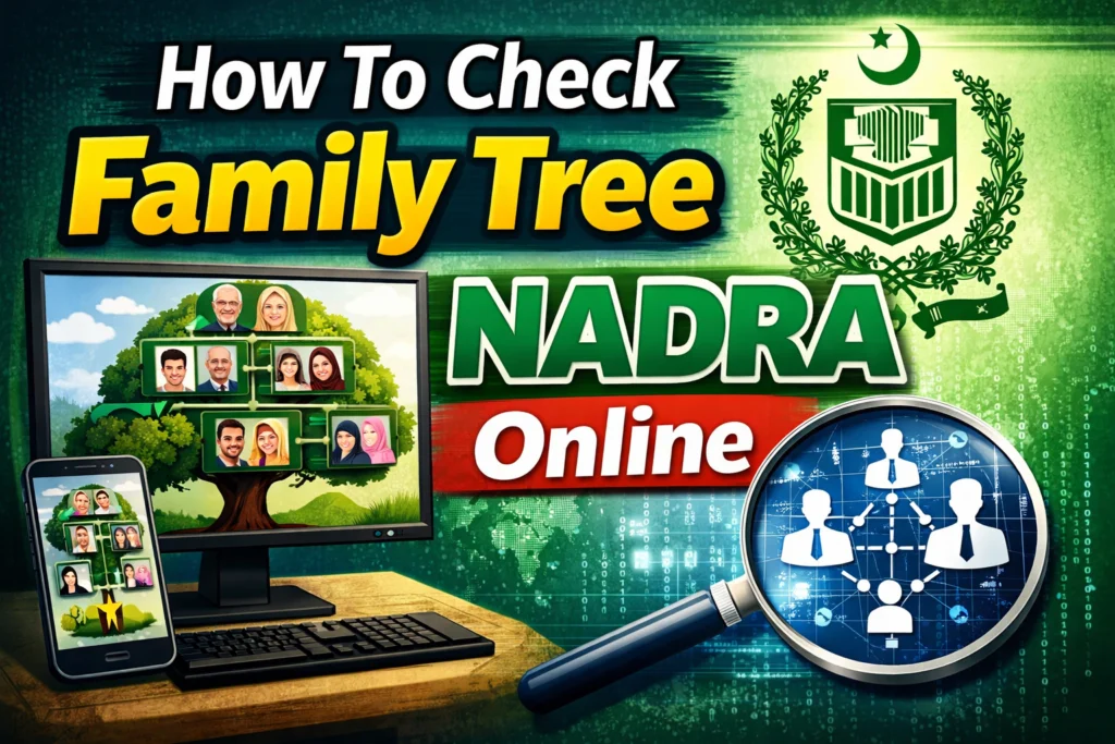 How To Check Family Tree Nadra Online