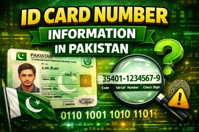 Id Card Number Information