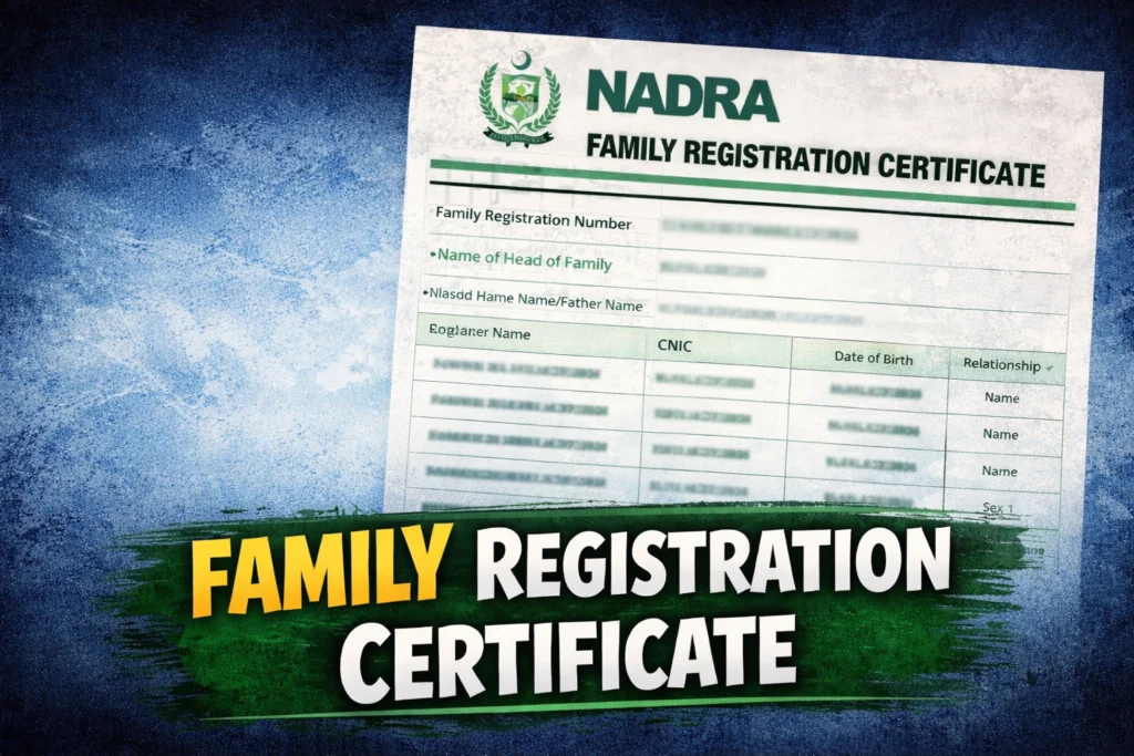 Family Registration Certificate