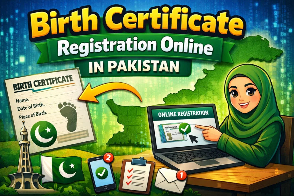 Birth Certificate Registration Online in Pakistan