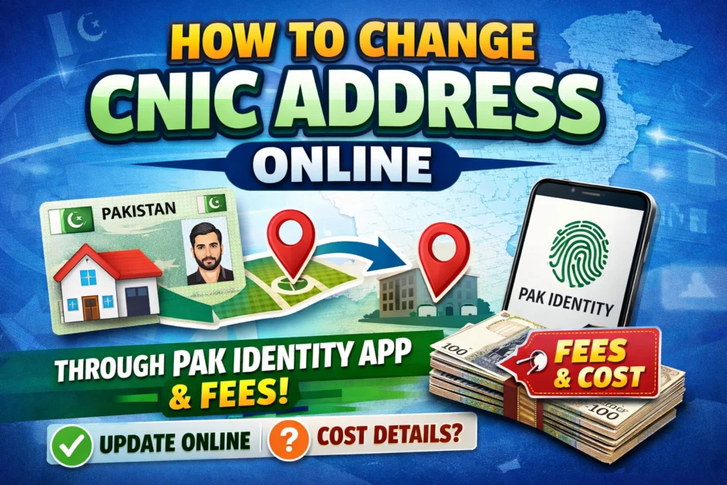 How to Change Address on Your CNIC?