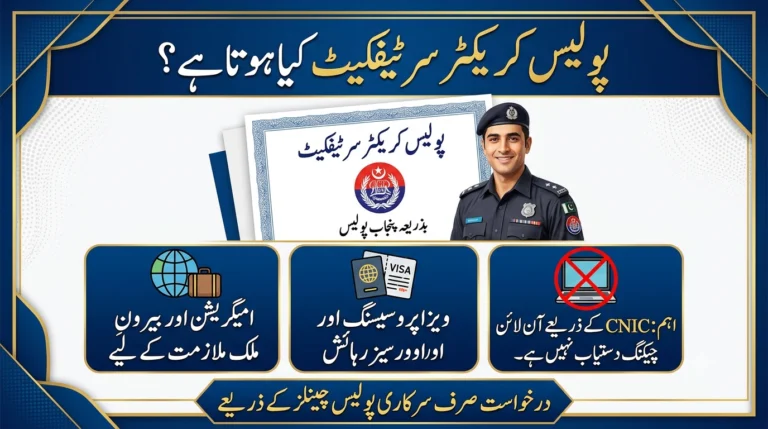 How to Apply Police Character Certificate in Pakistan